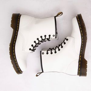 Womens Dr. Martens 1460 8-Eye Boot - White